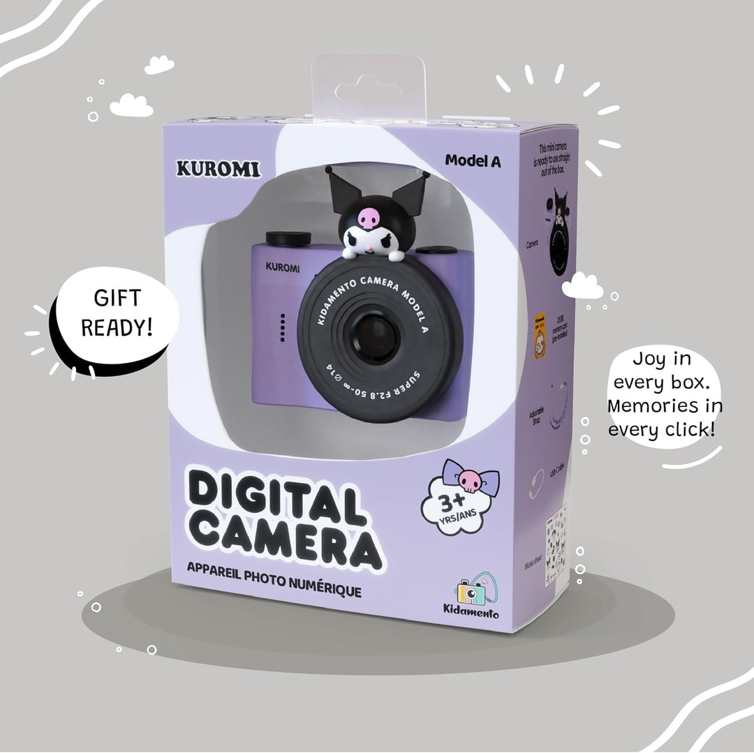 Cámara digital y videocámara para niños mini Kuromi de Kidamento, t...
