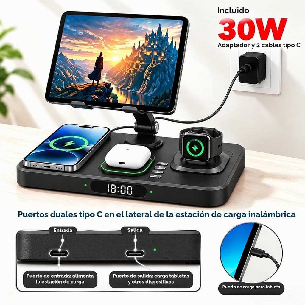Estación de carga inalámbrica para dispositivos Apple, solo para carga de Apple Watch