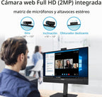 ASUS Monitor de videoconferencia 1080P de 24 pulgadas (BE24ECSNK) -...