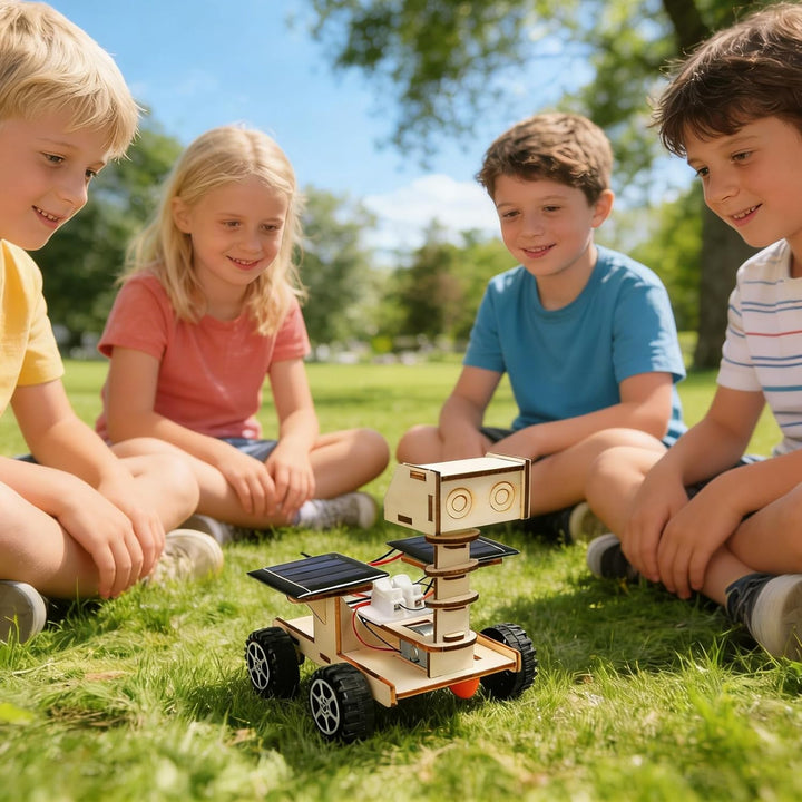 Modelo Solar Space Moon Rover de bricolaje - Vehículo de