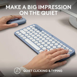 Logitech Pebble 2 Combo para Mac, Teclado y Mouse Inalámbricos, Del...