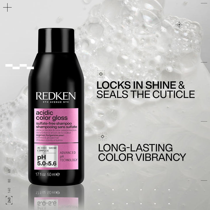 Redken Champú Acidic Color Gloss sin sulfatos para protección del c...