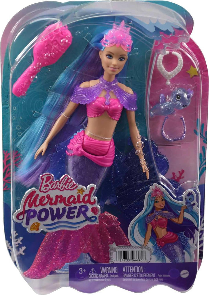 Set de muñecas de sirena Barbie Power, muñeca de moda Barbie "M...