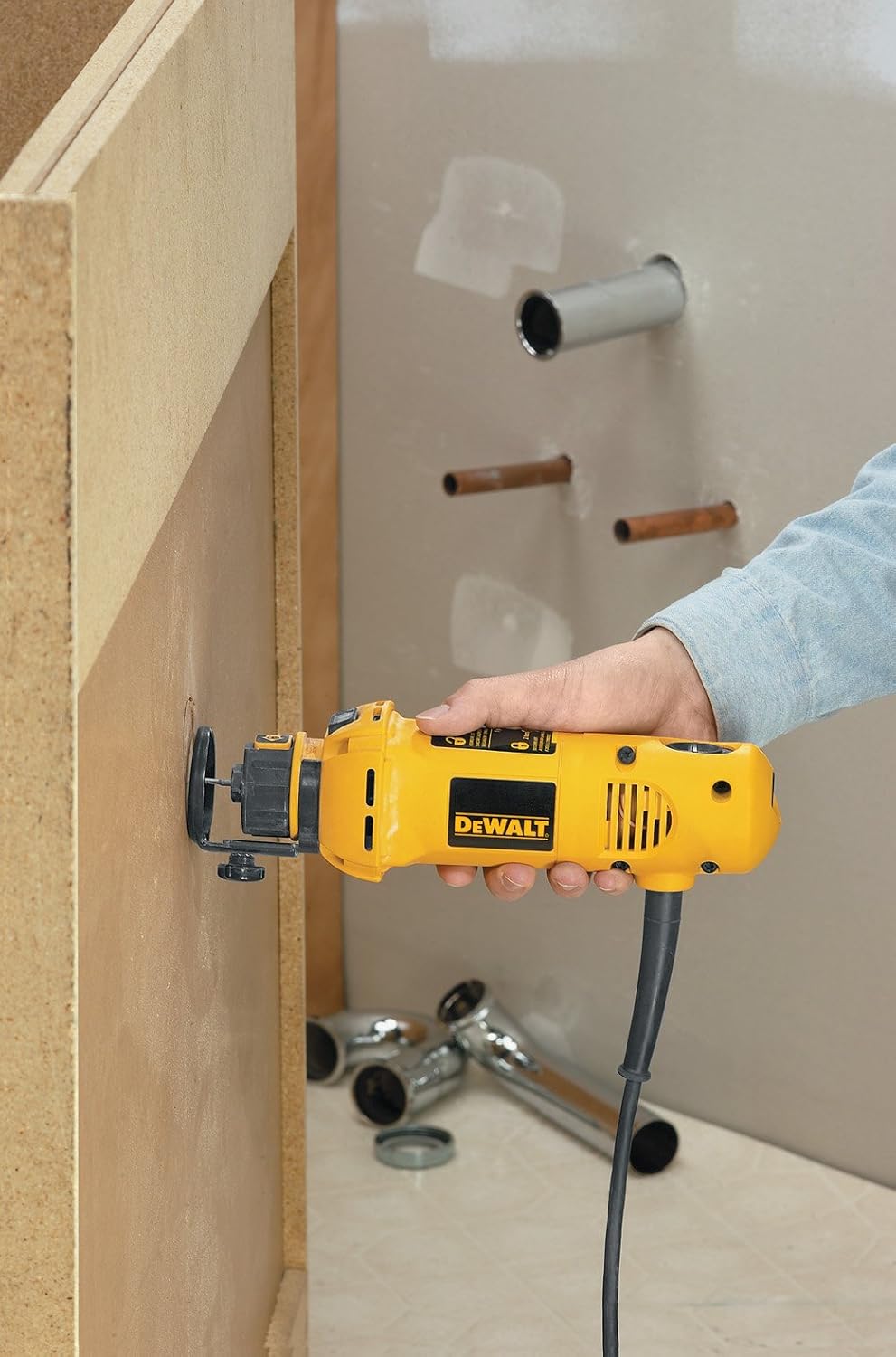 DeWalt DW660 herramienta rotatoria de 5 A y 30.000 rpm con garras de 1/8 pulg. y 1/4 pulg.