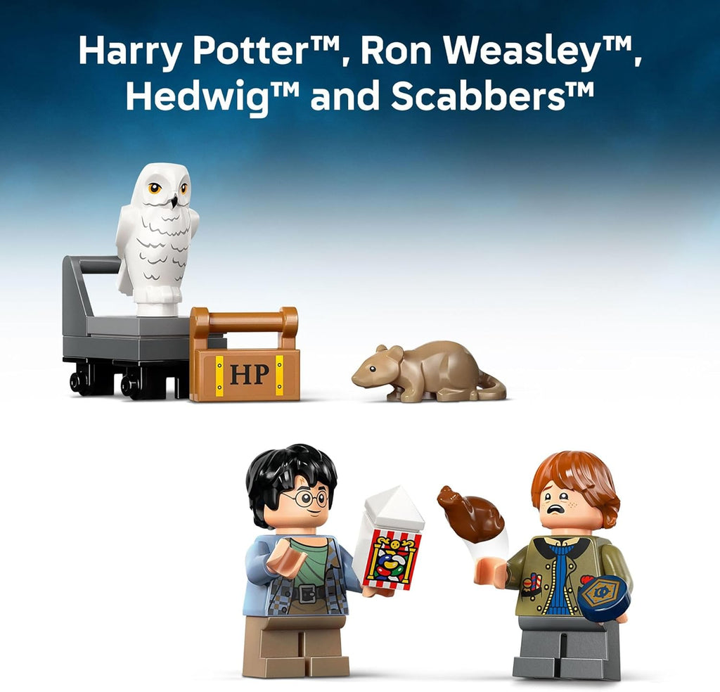 LEGO Harry Potter Book Nook: Hogwarts Express Building Set – Decoración de estante de dormitorio para niños, niñas y fanáticos, a partir de 10 años – Minifiguras coleccionables de Harry & Ron – Idea de regalo de cumpleaños – 76450