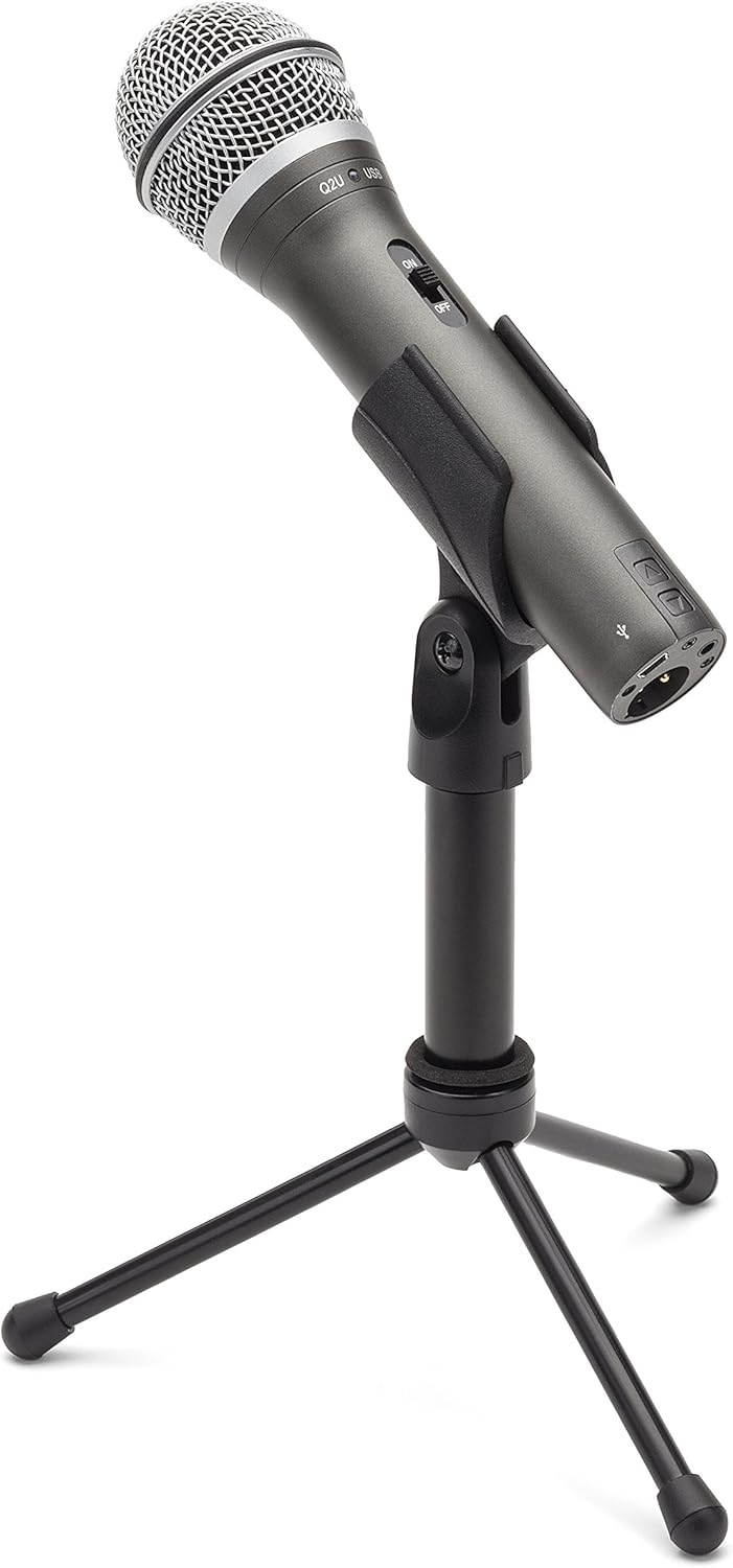 Samson Technologies Q2U - Paquete de micrófono dinámico para grabac...