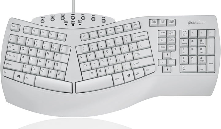 Perixx PERIBOARD-512W Periboard-512 - Teclado ergonómico dividido,...