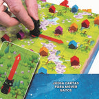 Cat Earth - Juego de mesa familiar de estrategia ligera - 2 a 4 jugadores a