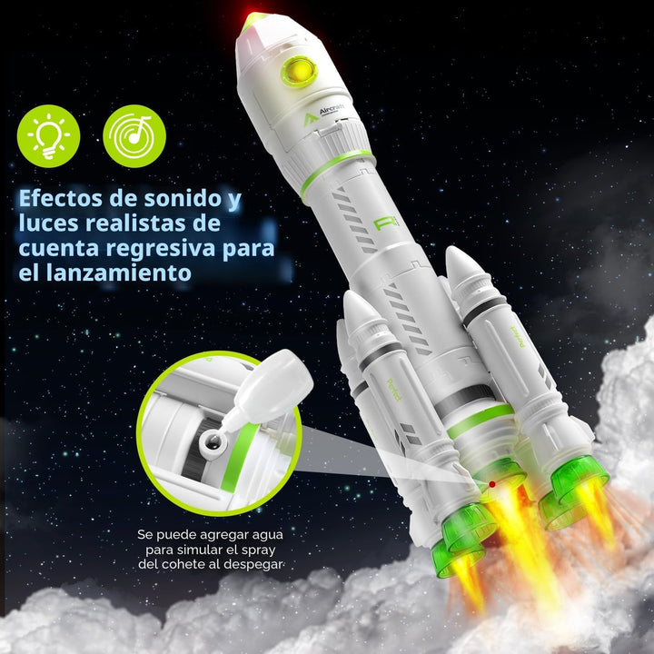 TOY Life Juguete espacial de cohete de juguete para niños, transbor...
