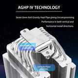 Thermalright Phantom Spirit 120 Enfriador de aire para CPU, 7 tubos...