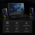 Redragon GS510 RGB altavoces de escritorio con cable, sonido estéreo de 2.0