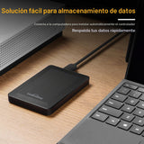 UnionSine Disco duro externo portátil de 2,5" 500 GB, negro | A...
