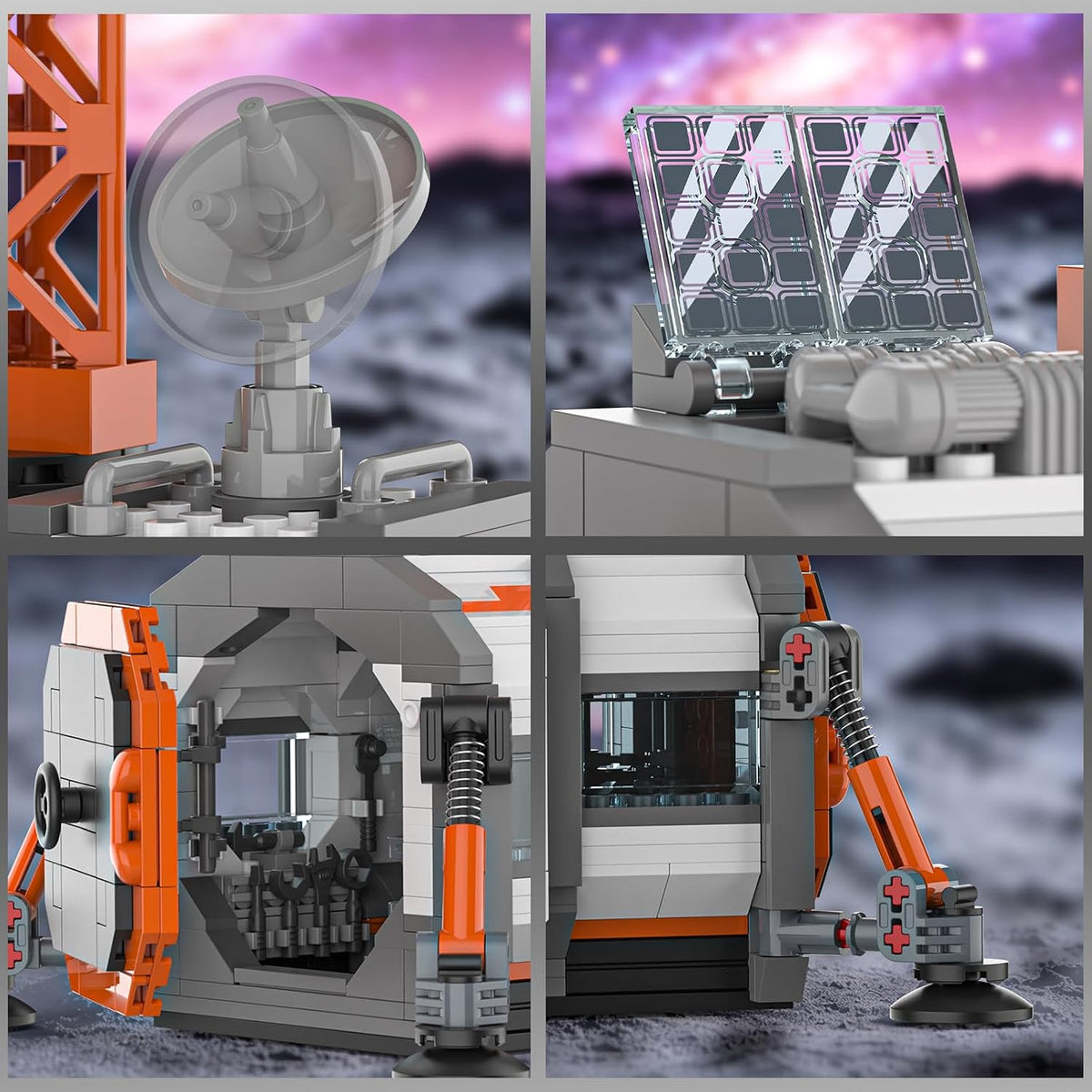 Space Base Building Sets, Exploration Space Station Model, 1000 PCS