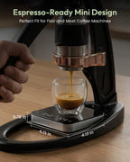 Maestri House Báscula de café espresso S2 con temporizador, escala de
