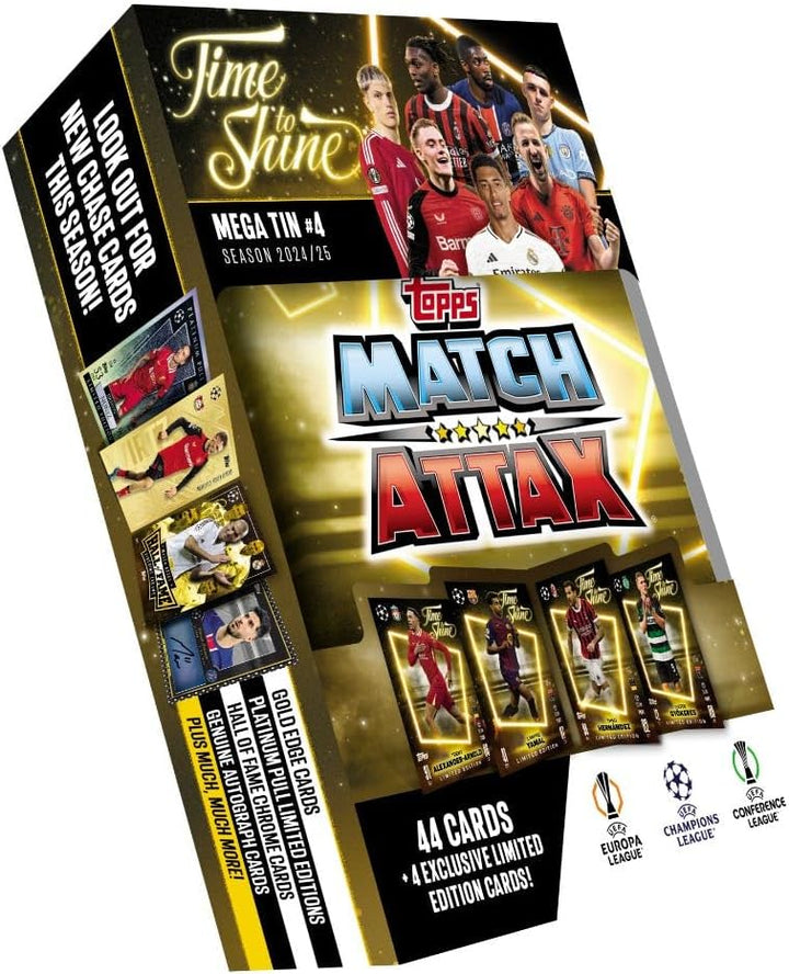 Topps Match Attax 24/25 - Mega lata aleatoria - Contiene
