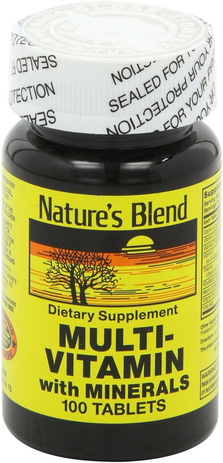 Nature's Blend NAT B MULTIVITAMINA & MIN TB, surtido, 100 unidades