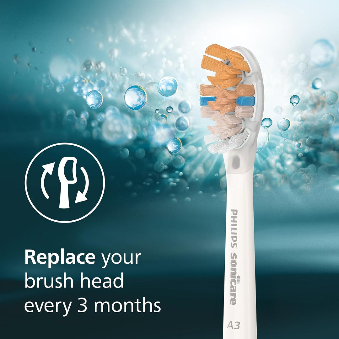 Philips Sonicare A3 All-in- - Cabezales de repuesto originales para...