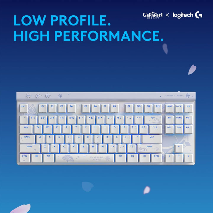 Logitech G515 Teclado inalámbrico para juegos TKL, perfil bajo, edi...