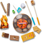 Melissa & Doug: set de juego de fogata S’mores con comida