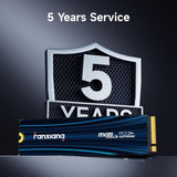 fanxiang SSD NVMe PCIe Gen 4 de 1 TB para juegos para PS5, hasta 70...