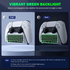 Teclado MoKo para controlador PS5 con retroiluminación verde