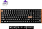 Keychron K4 HE - Teclado inalámbrico de efecto Hall al 96% con almohadilla numérica, interruptores magnéticos de disparo rápido, lanzador QMK, 2.4 GHz/Bluetooth/cableado, Mac y ventanas, marco de