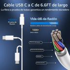 Cargador de carga rápida para iPhone 18, 17, 16, 15, cargador tipo C