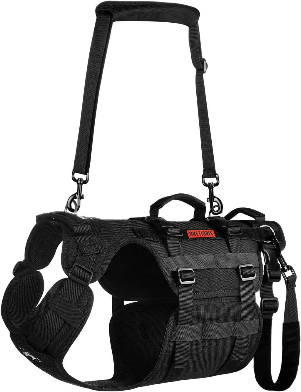 OneTigris Arnés de elevación para perros grandes, soporte de cadera para perros, elevador de cuerpo completo con asas Invictus Chaleco multifuncional de asistencia para movilidad para patas traseras