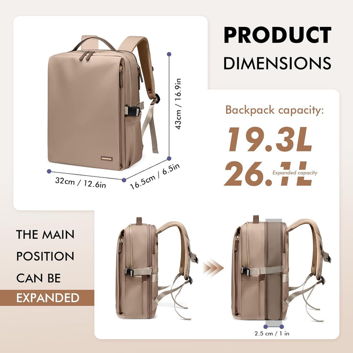 GOLF SUPAGS - Mochila elegante para laptop para mujer, para trabajo...
