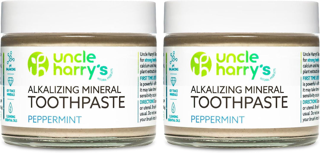 Uncle Harry's Pasta de dientes remineralizante de menta | Pasta...