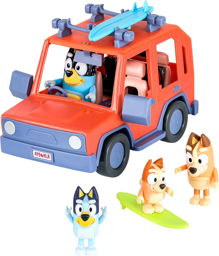 Bluey Heeler - Coche de juguete familiar 4WD para niños pequeños co...