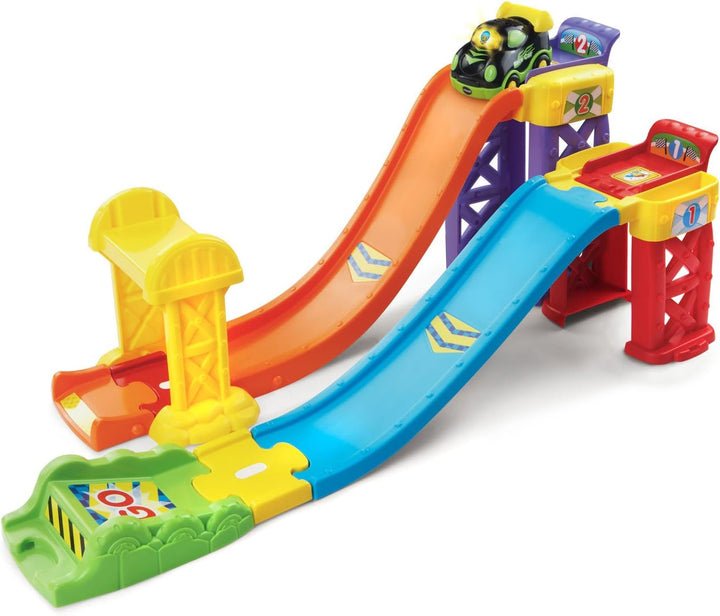 VTech Go! Go! Smart Wheels Pista de lanzamiento y juego 3 en 1
