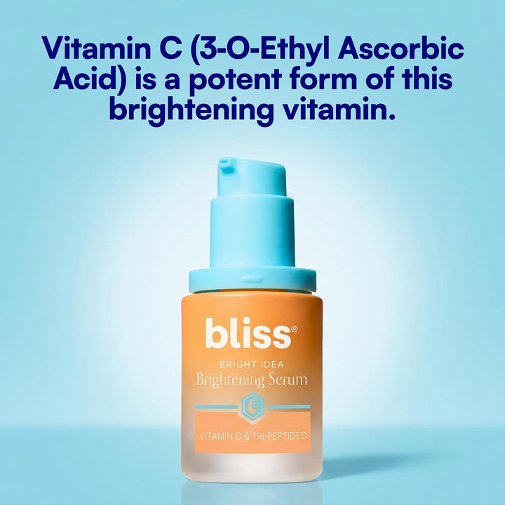 Bliss Bright Idea - Suero facial de Vitamina C &amp; Tri-péptido, p...