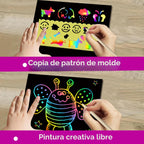 Recuerdos de fiesta para niños 4-8-12: 24 Pack Scratch Rainbow Art Crafts