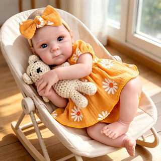 Aori Muñeca de bebé recién nacida realista para niña de 20 pulgadas...