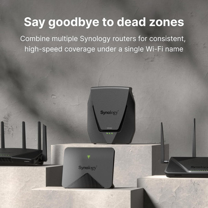 Synology WRX560 - Router Wi-Fi 6 de doble banda, Ethernet de 2.5Gbp...
