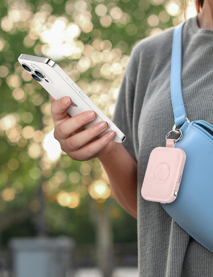 RORRY Cargador portátil, batería externa portátil de 5000 mAh con c...
