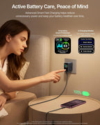 Baseus PicoGo Pro AH22 Cargador USB C de 100 W de carga rápida con pantalla