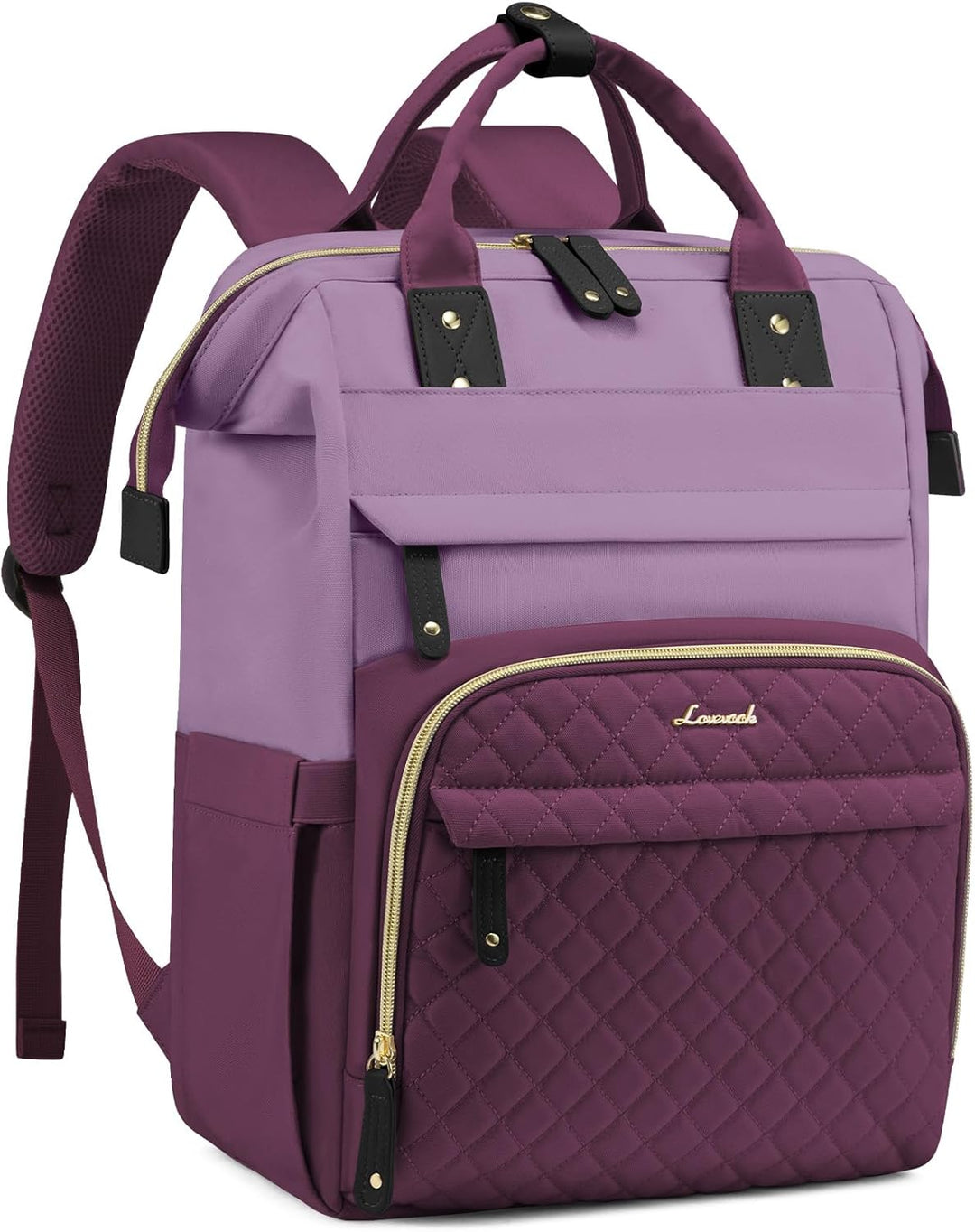 LOVEVOOK Mochila para laptop para mujer, 15.6 pulgadas, impermeable...