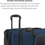 TUMI Aerotour - Maleta de mano expandible de 4 ruedas, 21.75 pulgadas, azul