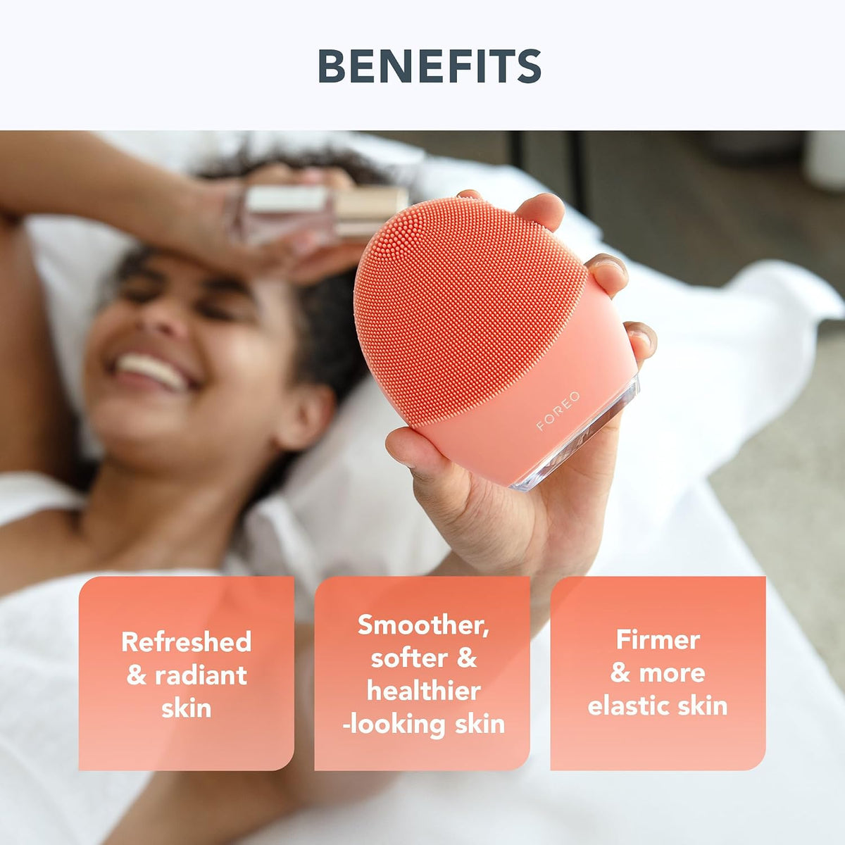 FOREO Luna 4 piel equilibrada + limpiador de microespuma 2.0 + bálsamo