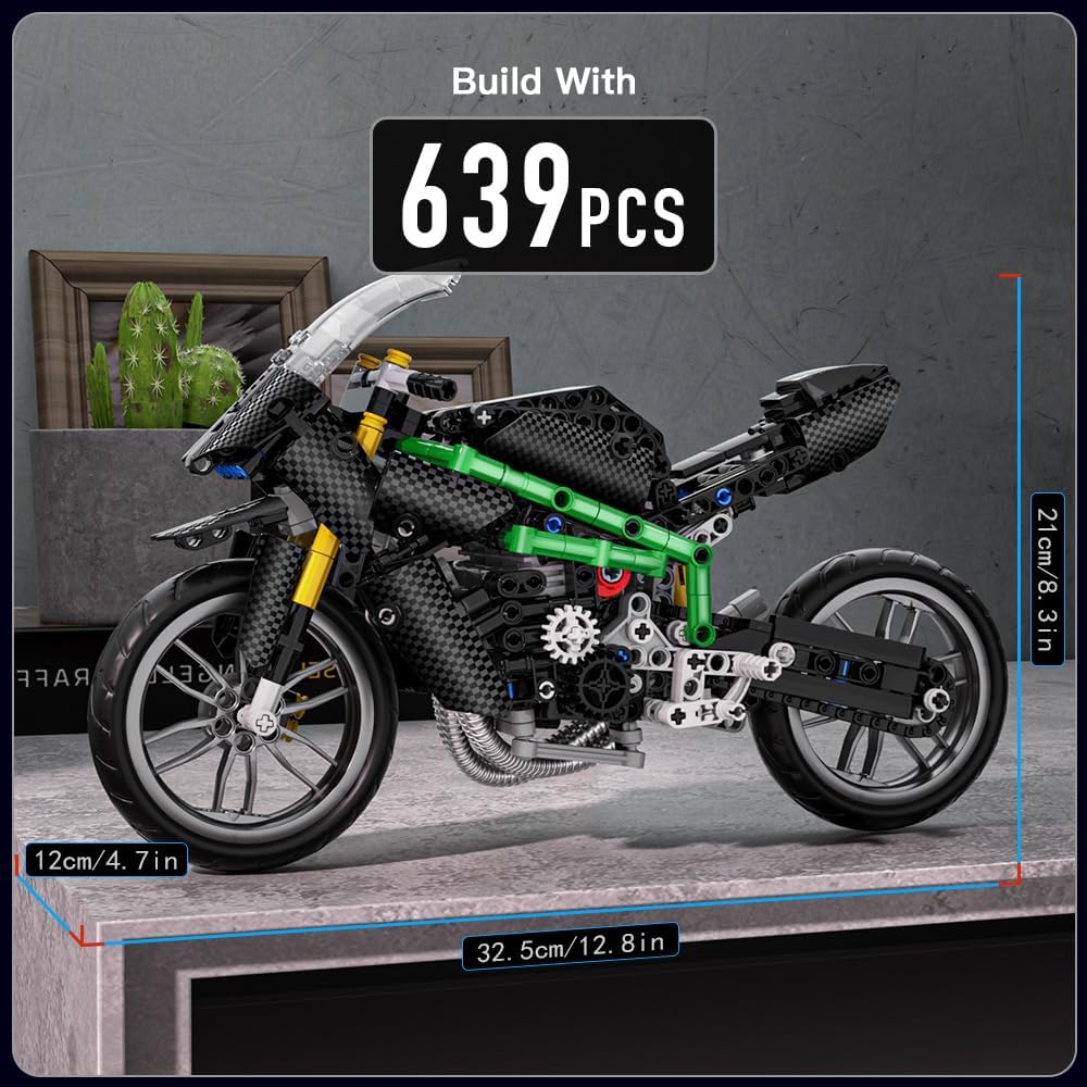 Mould King Kit de construcción de motocicleta kit de
