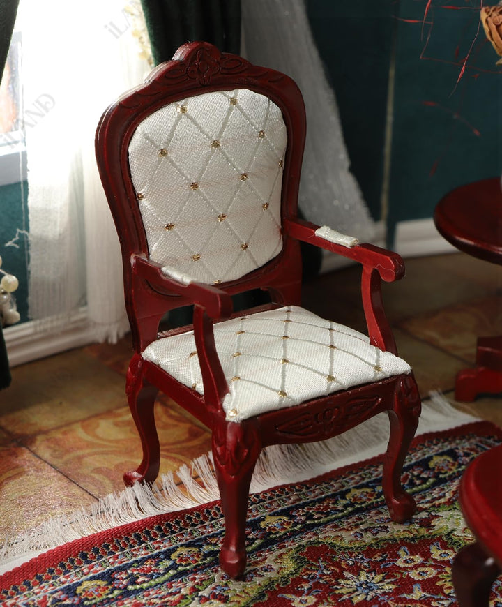 iLAND Juego de muebles de casa de muñecas victoriana, muebles y acc...