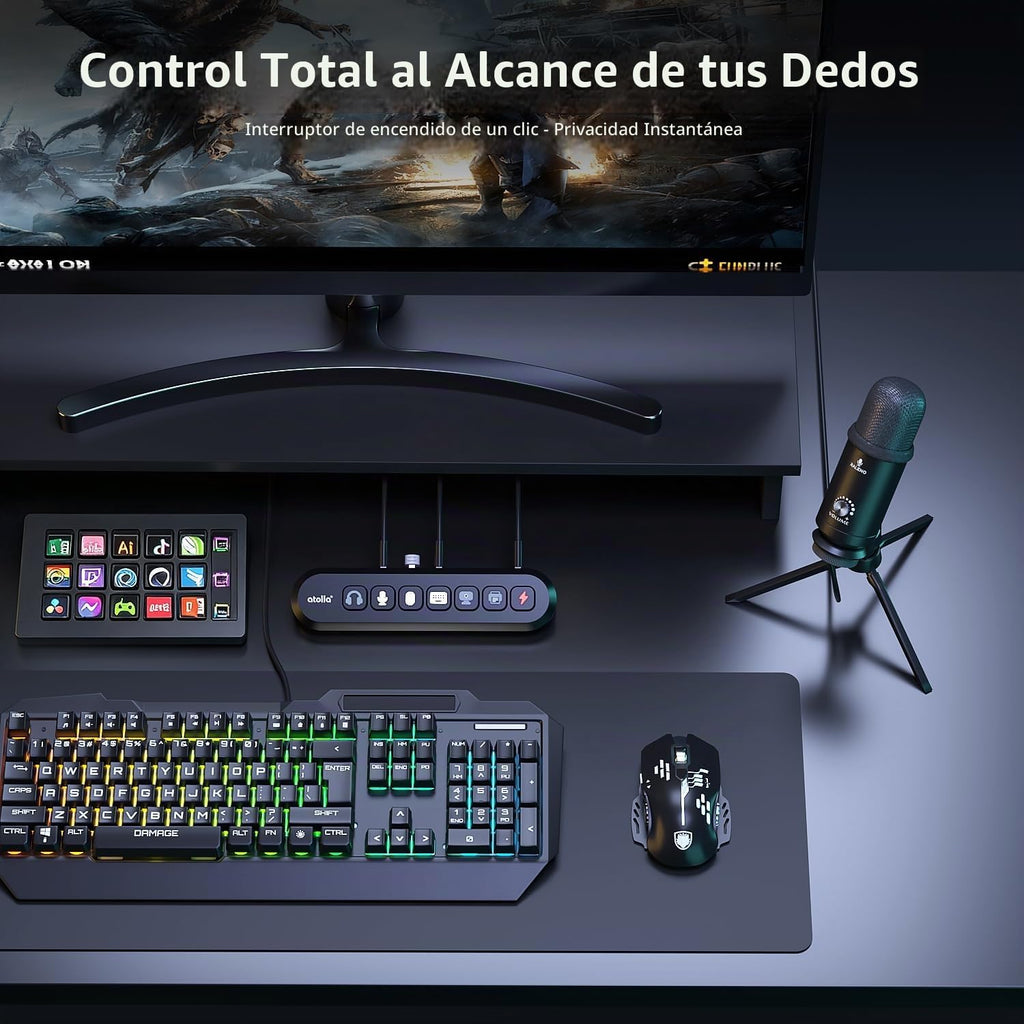 atolla, hub USB 6 de 7 puertos, alimentado
