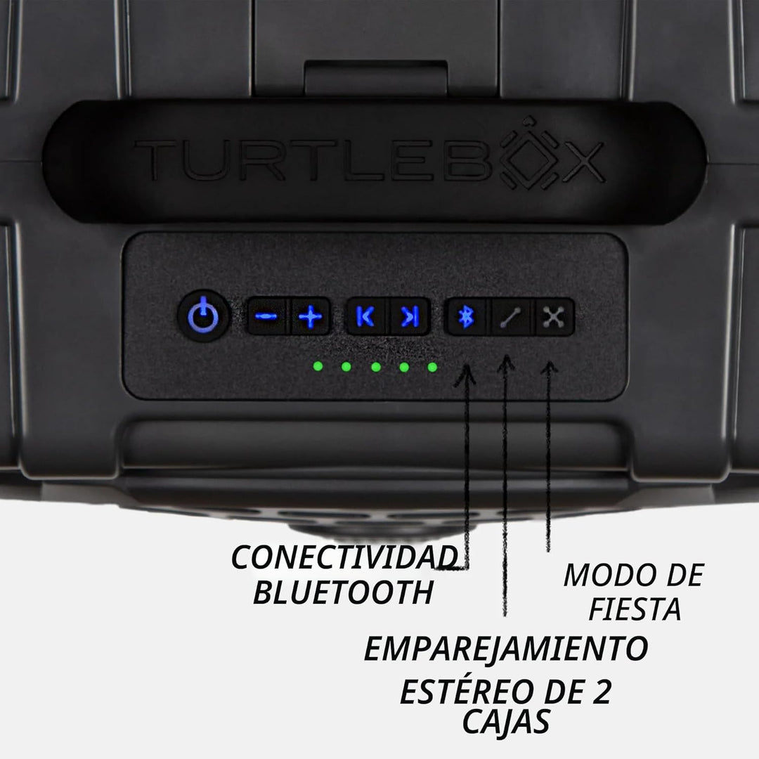 Turtlebox Original Gen 3: Altavoz Bluetooth Portátil para Exteriore...