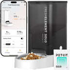 PETKIT Comedero Automático para Gatos, Comedero Automático para Perros WiFi 2.4G, Dispensador de Comida para Mascotas con Control de Aplicación y Sistema Triple Fresh-Lock, Hasta 10 Comidas al Día