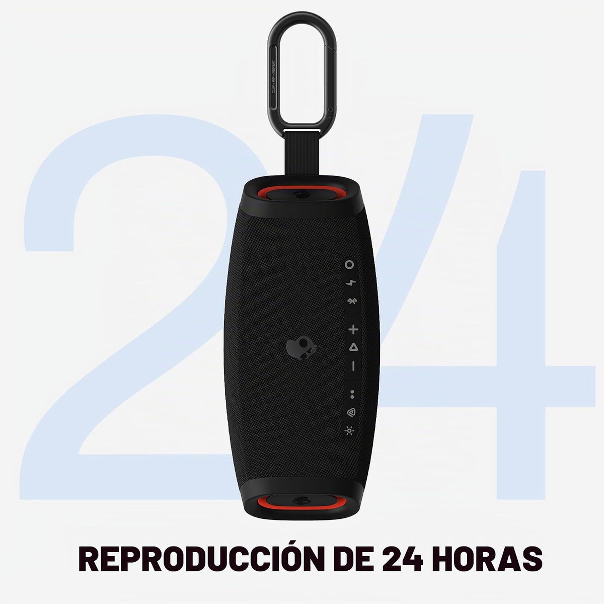 Skullcandy Barrel Micro Altavoz Bluetooth portátil, IPX7, batería de 24