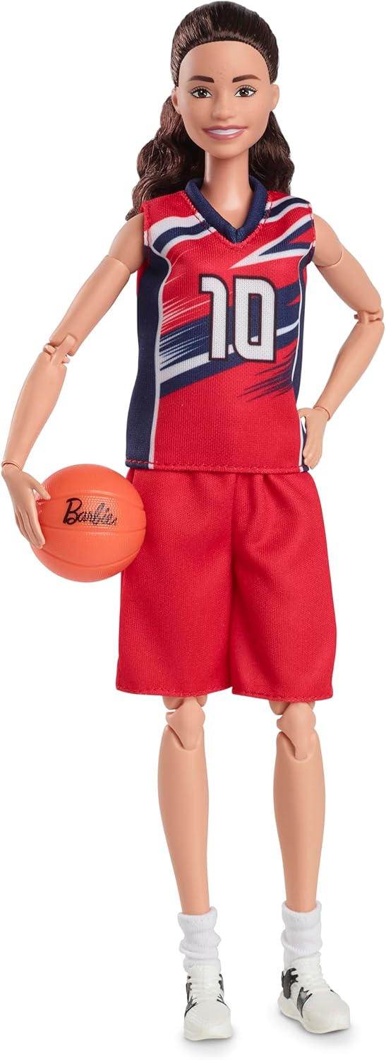 Barbie Muñeca exclusiva, Sue Bird con ropa de uniforme número 10 y...