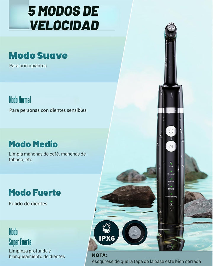 Pulidor de Dientes, Kit Recargable de Blanqueamiento Dental para Li...