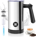 Espumador eléctrico de leche 4 en 1, espuma fría caliente, 10.6